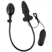 Расширяющаяся анальная пробка с вибрацией Inflatable Vibrating Расширяющаяся анальная пробка с вибрацией Inflatable Vibrating