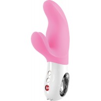 Вибратор с клиторальным стимулятором Fun Factory Miss Bi нежно-розовый