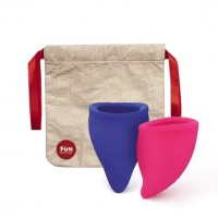 Набор менструальных чаш Fun Factory Fun Cup Explore Kit Size A 20 мл + Size B 30 мл