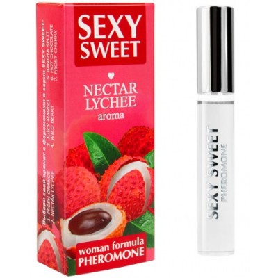 Парфюмированное средство для тела Sexy Sweet Nectar Lychee с феромонами 10 мл срок до 04.25 Парфюмированное средство для тела Sexy Sweet Nectar Lychee с феромонами 10 мл срок до 04.25