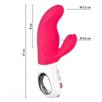 Вибратор с клиторальным стимулятором Fun Factory Miss Bi розовый