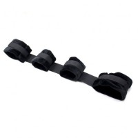 Бондаж с наручниками и поножами из плюша