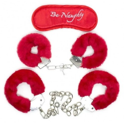 Бондажный набор 3 предмета красного цвета Бондажный набор 3 предмета красного цвета