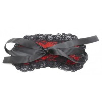 Кружевной черно-красный набор для эротических игр