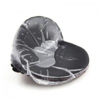 Кружевные пэстисы в форме сердца красно-черные Кружевные пэстисы в форме сердца красно-черные