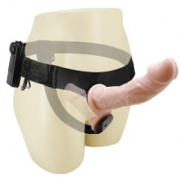 Двойной страпон с вибрацией Ultra Passionate Harness