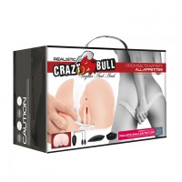 Мастурбатор Crazy Bull вагина и анус с вибрацией