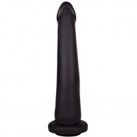 Черная насадка для страпона Harness 18 см