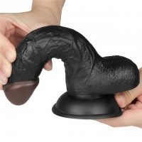 Реалистичный черный страпон Easy Strapon Set 18 см Реалистичный черный страпон Easy Strapon Set 18 см