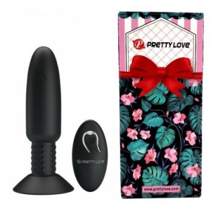 Анальная вибровтулка с ротацией и беспроводным управлением Pretty Love