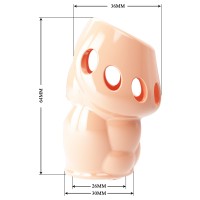 Рельефная насадка с открытой головкой  Pretty Love Oscar Body