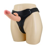 Фаллопротез с клиторальным стимулятором на трусиках Harness Briefs Mavis 19 см