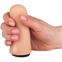 Страпон на штырьке с вагинальной втулкой 19 см и 11 см