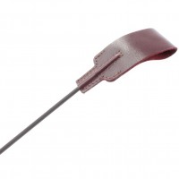 Кожаный стек бордового цвета