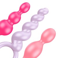 Набор разноцветных анальных стимуляторов Satisfyer Booty Call