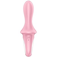 Расширяющийся анальный смарт-вибратор Satisfyer Air Pump Booty 5+ розовый