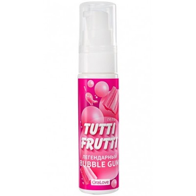 Оральный гель Tutti-Frutti Bubble Gum 30 гр Оральный гель Tutti-Frutti Bubble Gum 30 гр