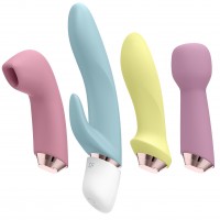 Набор из четырех игрушек Satisfyer Marvelous Four Vibrator & Air Pulse Set