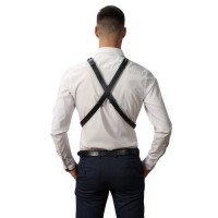 Кожаная двусторонняя БДСМ сбруя для мужчин