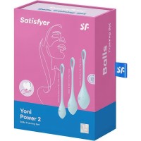Вагинальные шарики Satisfyer Yoni Power 2 Kegel Balls голубые