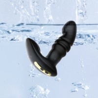 Универсальный смарт-стимулятор с вибрацией и поступательными движениями Magic Motion Jive черный