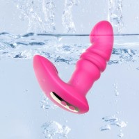 Универсальный смарт-стимулятор с вибрацией и поступательными движениями Magic Motion Jive розовый