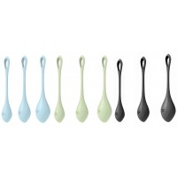Вагинальные шарики Satisfyer Yoni Power 2 Kegel Balls голубые