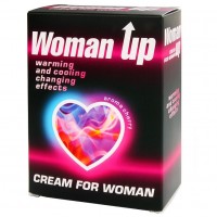 Крем Woman Up для женщин возбуждающий с эффектом ледяного огня 25 гр Крем Woman Up для женщин возбуждающий с эффектом ледяного огня 25 гр