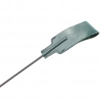 Кожаный стек изумрудного цвета