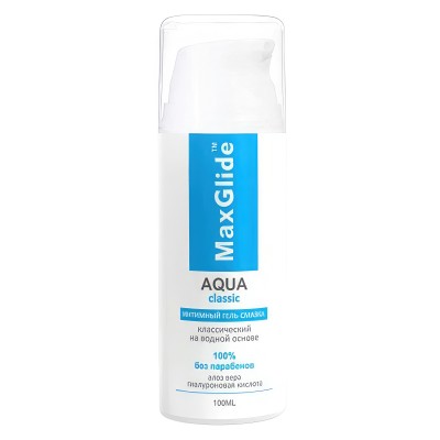 Интимный гель-смазка классический на водной основе MaxGlide Aqua Classic 100 мл