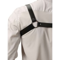 Классическая мужская сбруя с пряжкой на груди