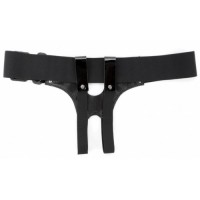 Универсальные трусики для страпона с лаковой вставкой Универсальные трусики для страпона с лаковой вставкой