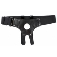 Универсальные трусики для страпона с лаковой вставкой Универсальные трусики для страпона с лаковой вставкой