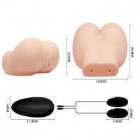 Реалистичный мастурбатор попка и вагина с двойным виброэлементом