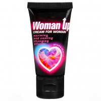 Крем Woman Up для женщин возбуждающий с эффектом ледяного огня 25 гр Крем Woman Up для женщин возбуждающий с эффектом ледяного огня 25 гр