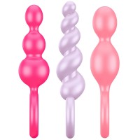 Набор разноцветных анальных стимуляторов Satisfyer Booty Call