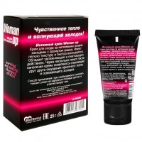 Крем Woman Up для женщин возбуждающий с эффектом ледяного огня 25 гр Крем Woman Up для женщин возбуждающий с эффектом ледяного огня 25 гр