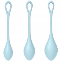Вагинальные шарики Satisfyer Yoni Power 2 Kegel Balls голубые