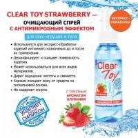 Спрей-очиститель для игрушек Clear Toy Strawberry с ароматом клубники 100 мл (срок 09.2026)