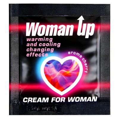 Крем Woman Up для женщин возбуждающий с эффектом ледяного огня 1,5 гр, пробник