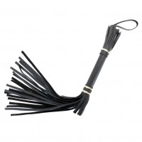 Черная плеть из натуральной кожи Черная плеть из натуральной кожи