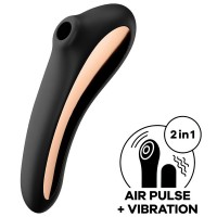 Вакуумно-волновой вибратор Satisfyer Dual Kiss черный