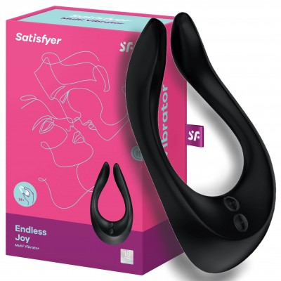 Многофункциональный вибратор для пар Satisfyer Endless Joy черный