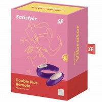 Вибратор для пар с пультом дистанционного управления Satisfyer Double Plus Remote Вибратор для пар с пультом дистанционного управления Satisfyer Double Plus Remote