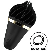 Вращающийся стимулятор Satisfyer Sweet Treat черный