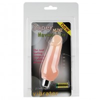 Реалистичный мини-вибратор Super Mini 12 см