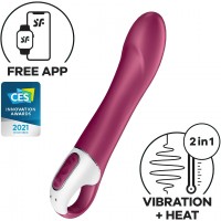 Смарт-вибратор с функцией нагрева Satisfyer Big Heat