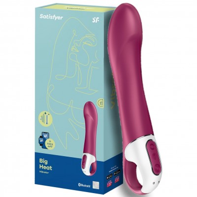 Смарт-вибратор с функцией нагрева Satisfyer Big Heat Смарт-вибратор с функцией нагрева Satisfyer Big Heat