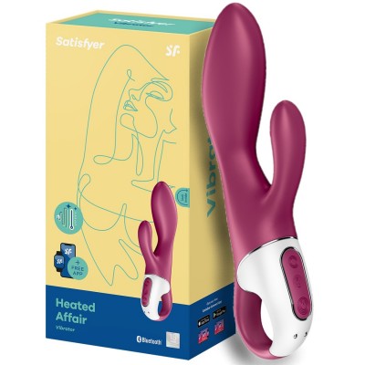 Смарт-вибратор для точки G с клиторальным стимулятором Satisfyer Heated Affair