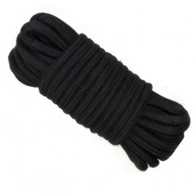 Хлопковая верёвка для бондажа черная 10 метров Хлопковая верёвка для бондажа черная 10 метров
